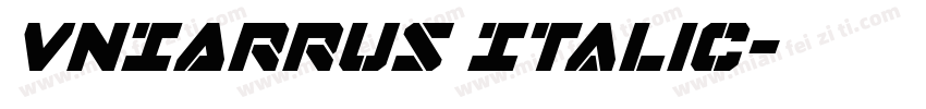 VNIArrus Italic字体转换